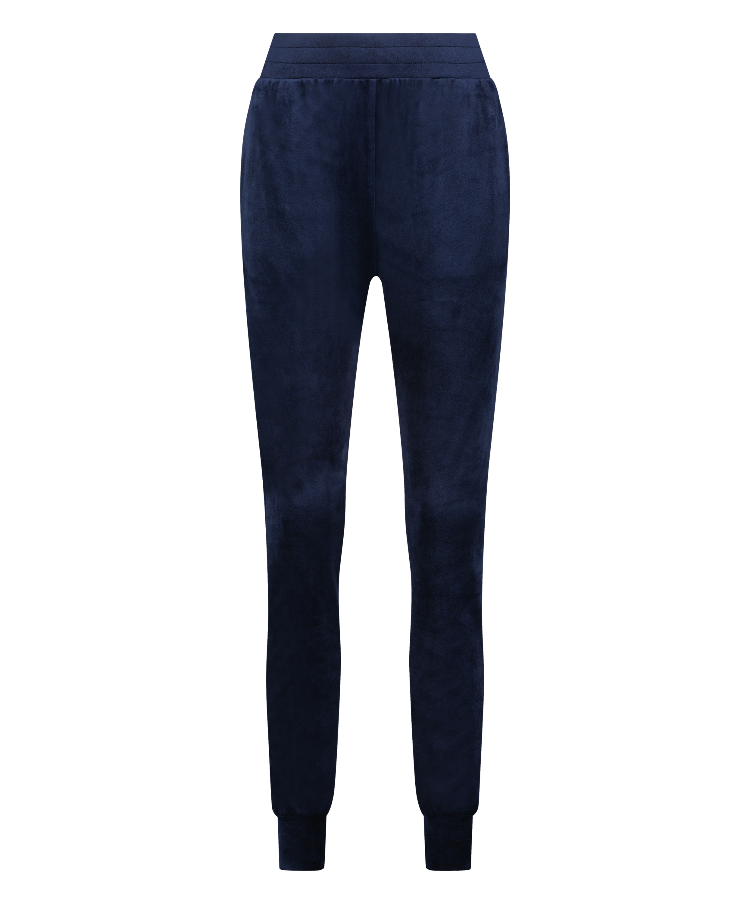 Joggingbroek Velours, Blauw, main