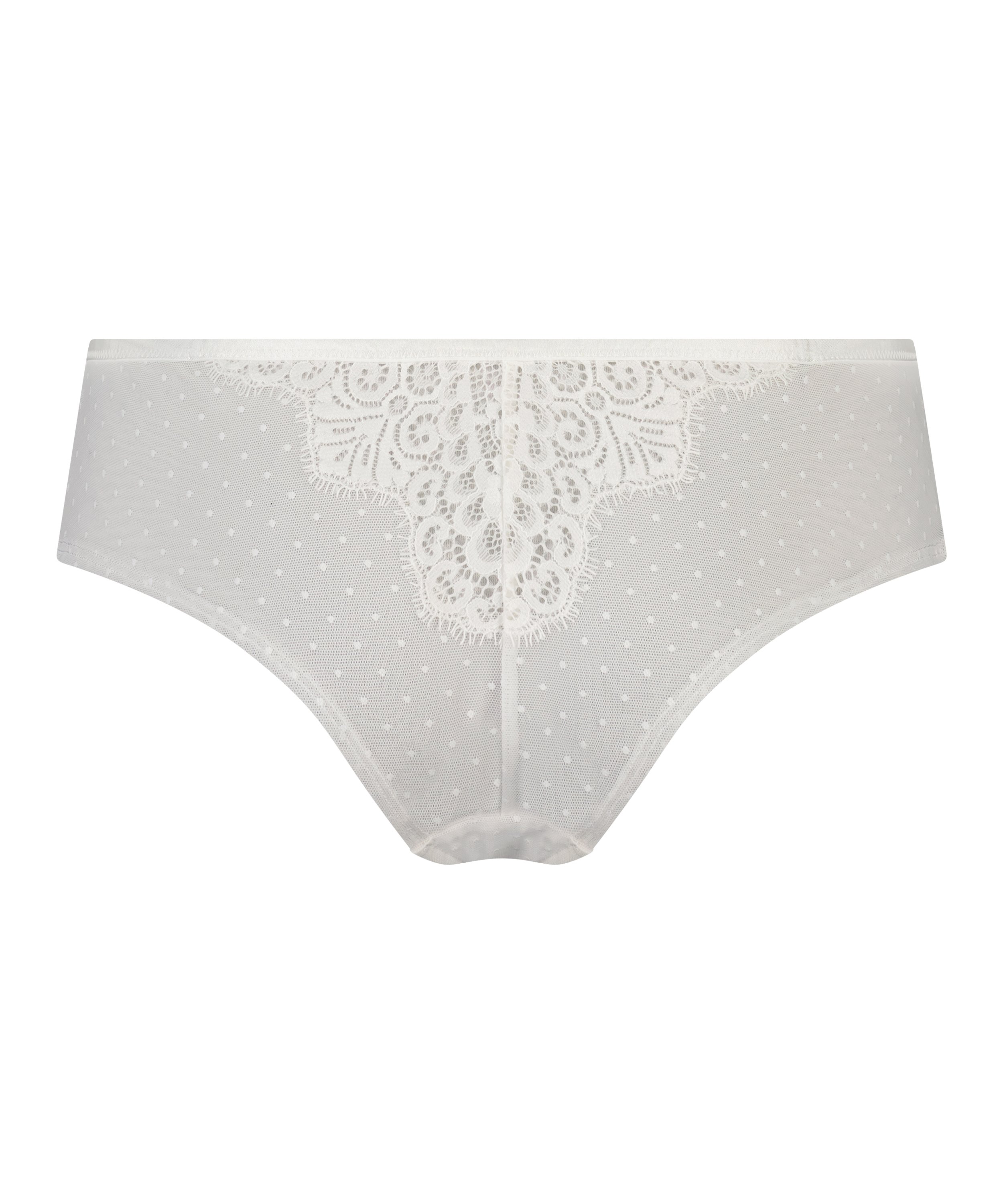 Slip br&eacute;silien Marilee, Blanc, main