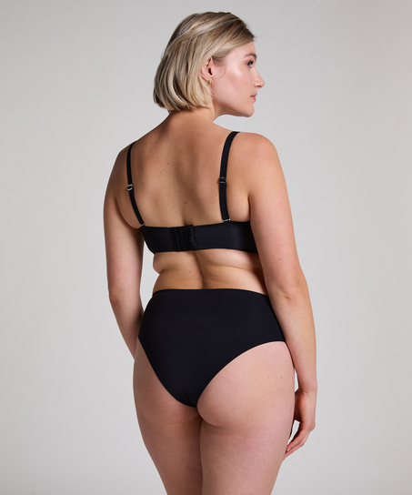 Slip br&eacute;silien Smooth, Noir