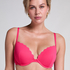 Voorgevormde beugel bikinitop Scallop, Roze
