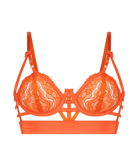 Niet-voorgevormde longline beugel bh Mitzy, Oranje