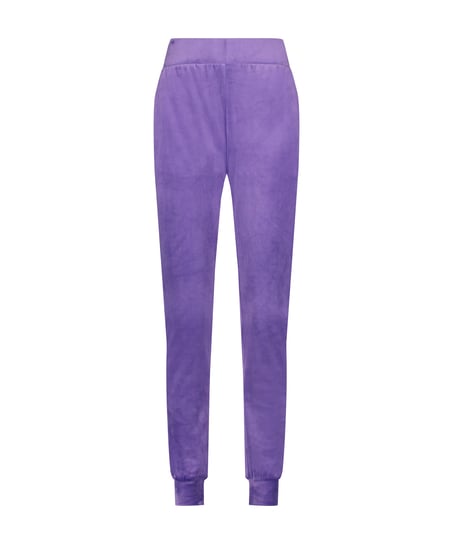 Joggingbroek Velours, Paars