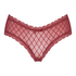 Slip br&eacute;silien V-shape mesh, Rouge
