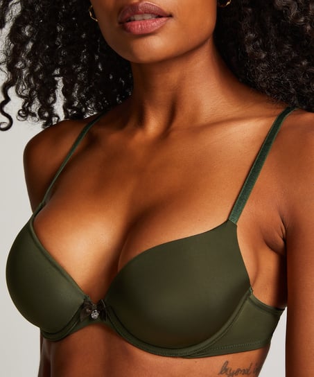 Soutien-gorge &agrave; armatures pr&eacute;form&eacute; Plunge, Vert