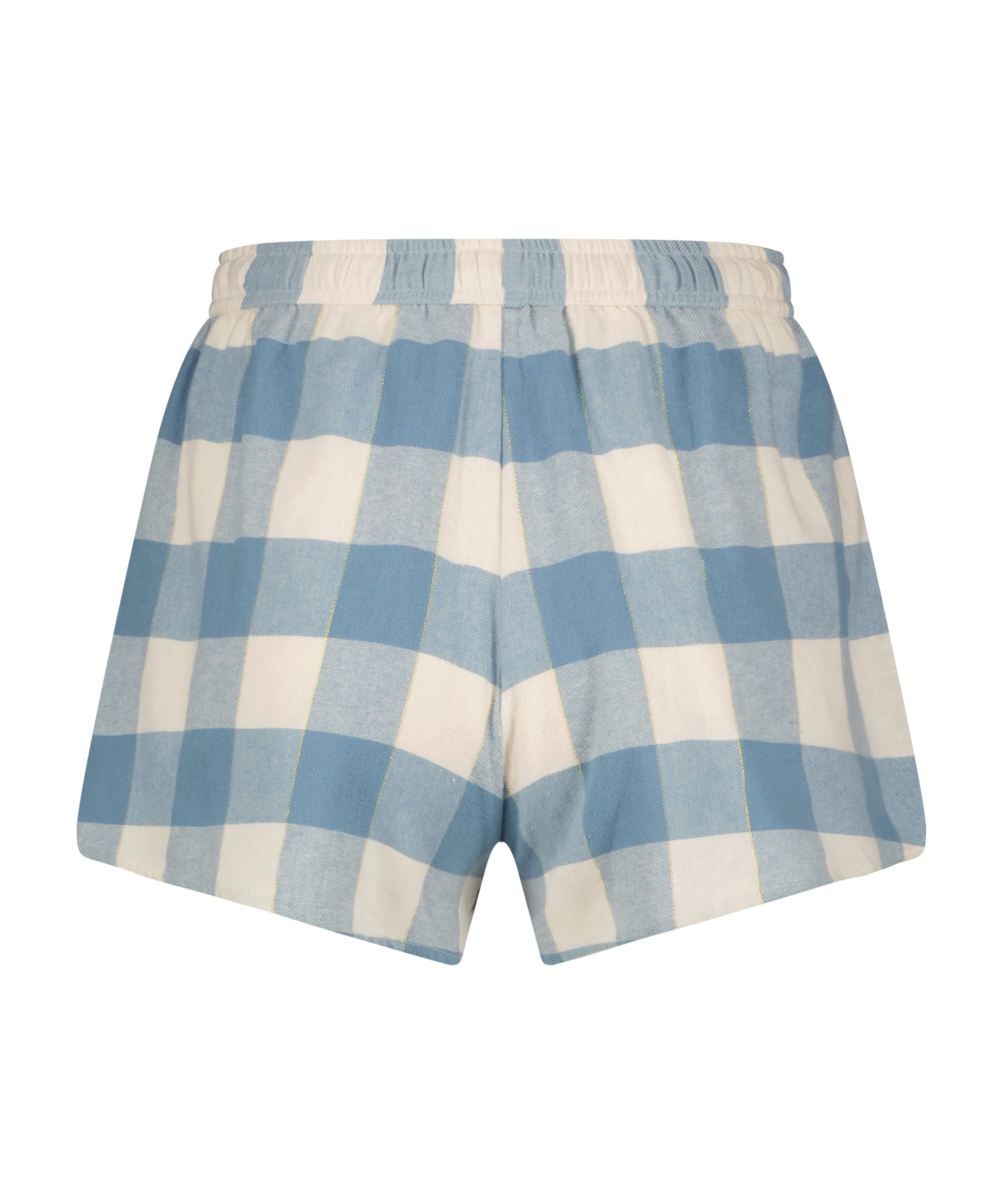 Short Twill Check, Blauw, main