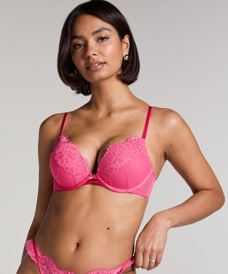 Soutien-gorge à armatures maximiseur préformé Harmony, Rose