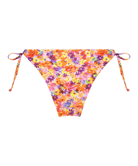 Slip de Bikini Échancrés Tiki, Orange