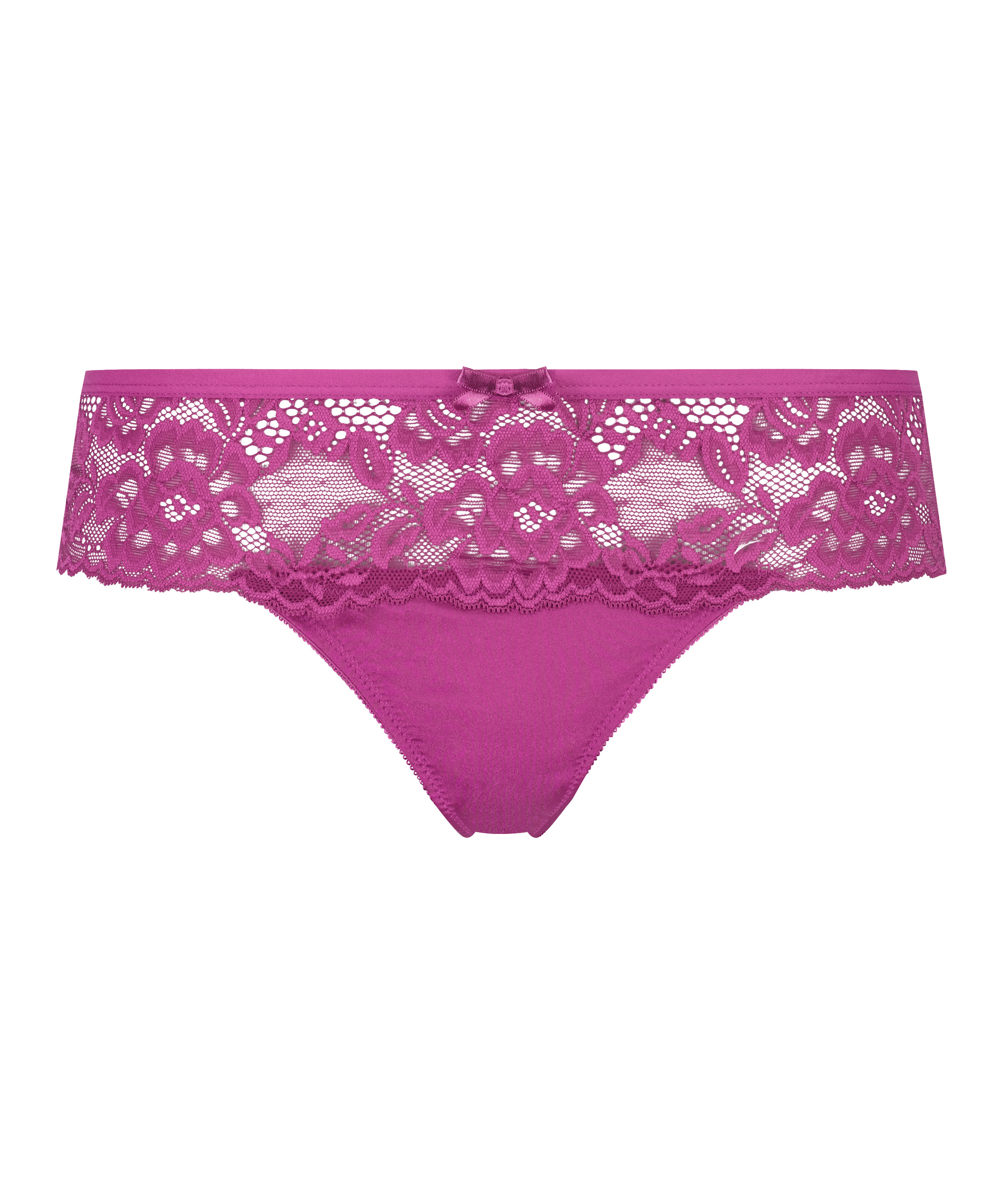 Boxer string Bianca, Pourpre, main