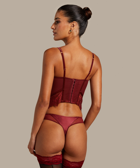 Bustier Zoe, Rouge