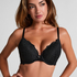 Soutien-gorge à armatures préformé push-up Marine, Noir
