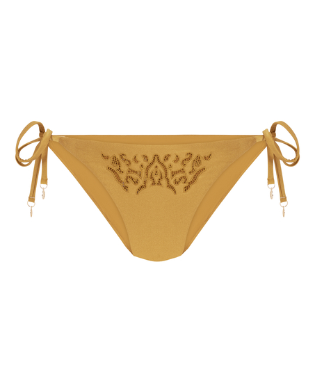 Bas de bikini Boho Cheeky, Jaune