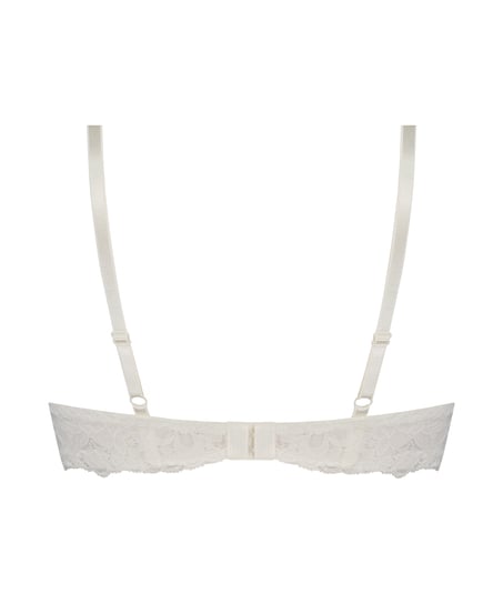 Voorgevormde push-up beugel bh Marine, Wit