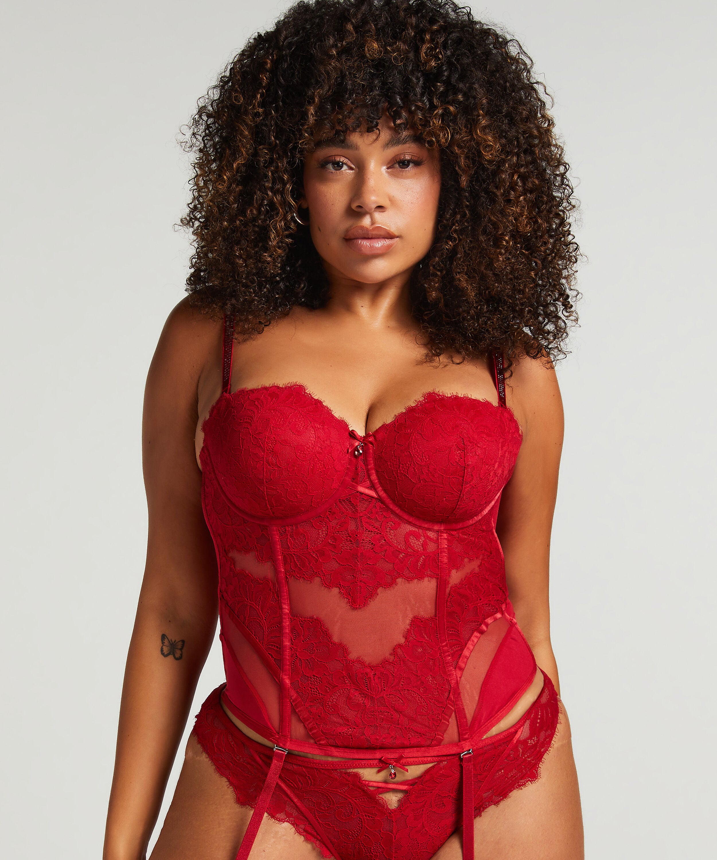 Bustier Charlotta, Rood