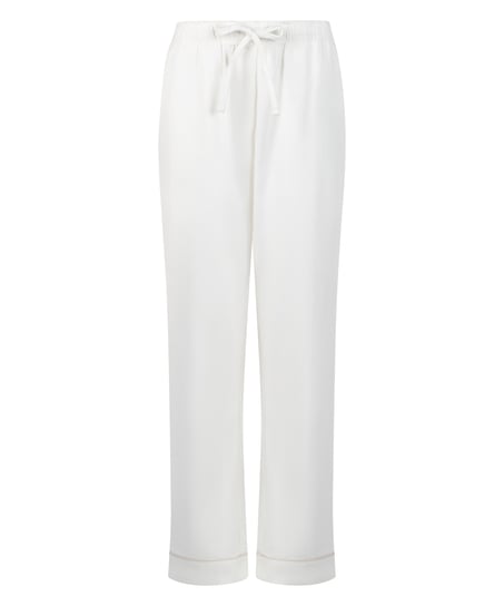 Pantalon de Pyjama Flanel, Blanc