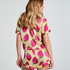 Short de pyjama Satin, Jaune