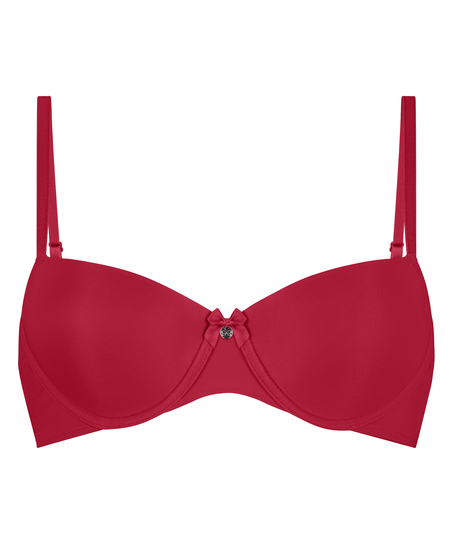 Soutien-gorge &agrave; armatures pr&eacute;form&eacute; Demi, Rouge