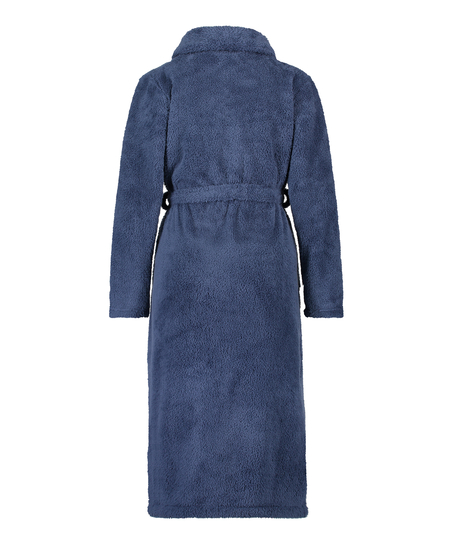 Badjas Fleece, Blauw