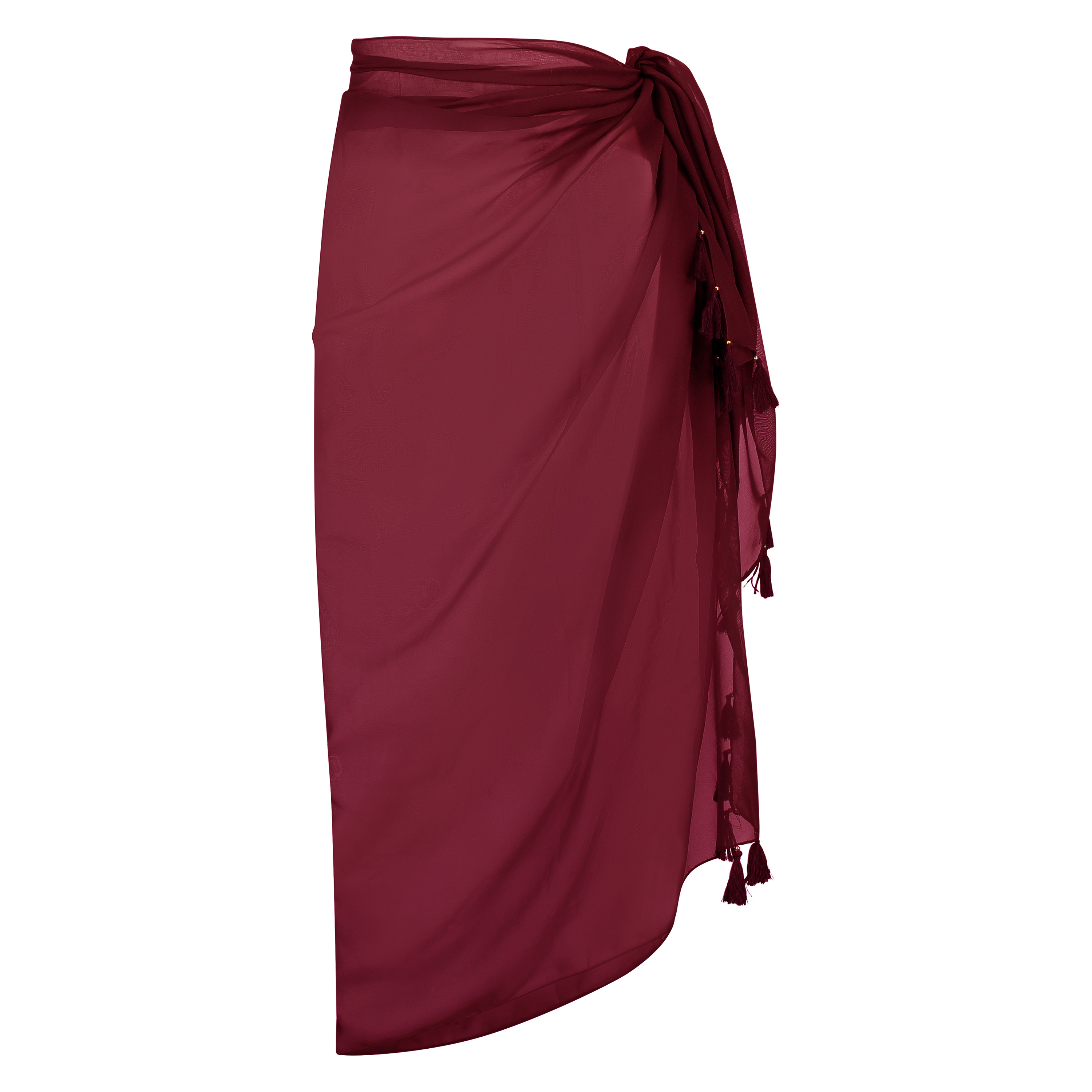 Pareo chiffon, Rood, main