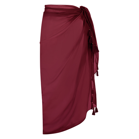 Pareo chiffon, Rood