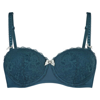 Voorgevormde strapless beugel bh Maya, Blauw