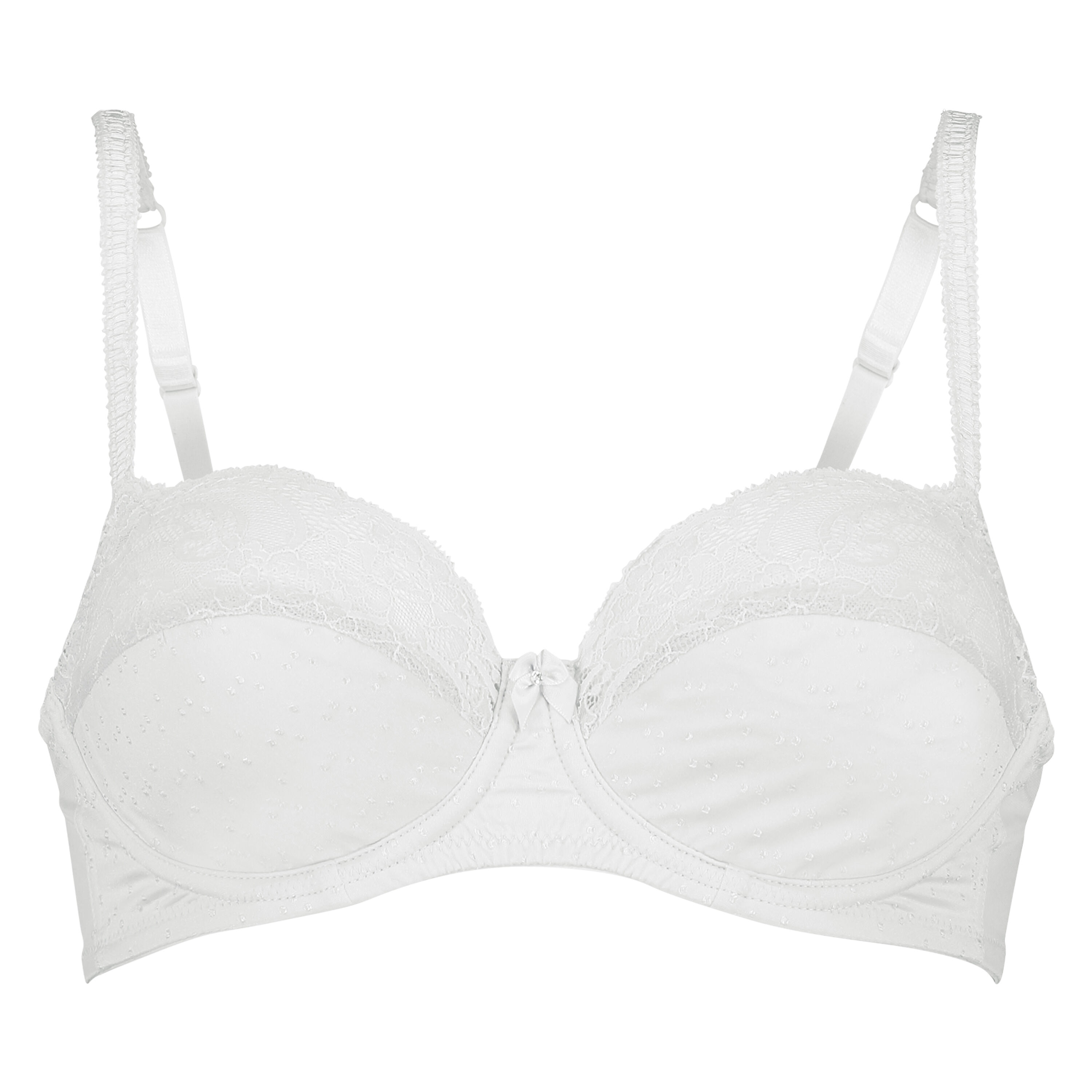 Soutien-gorge &agrave; armatures non-pr&eacute;form&eacute; Sophie, Blanc