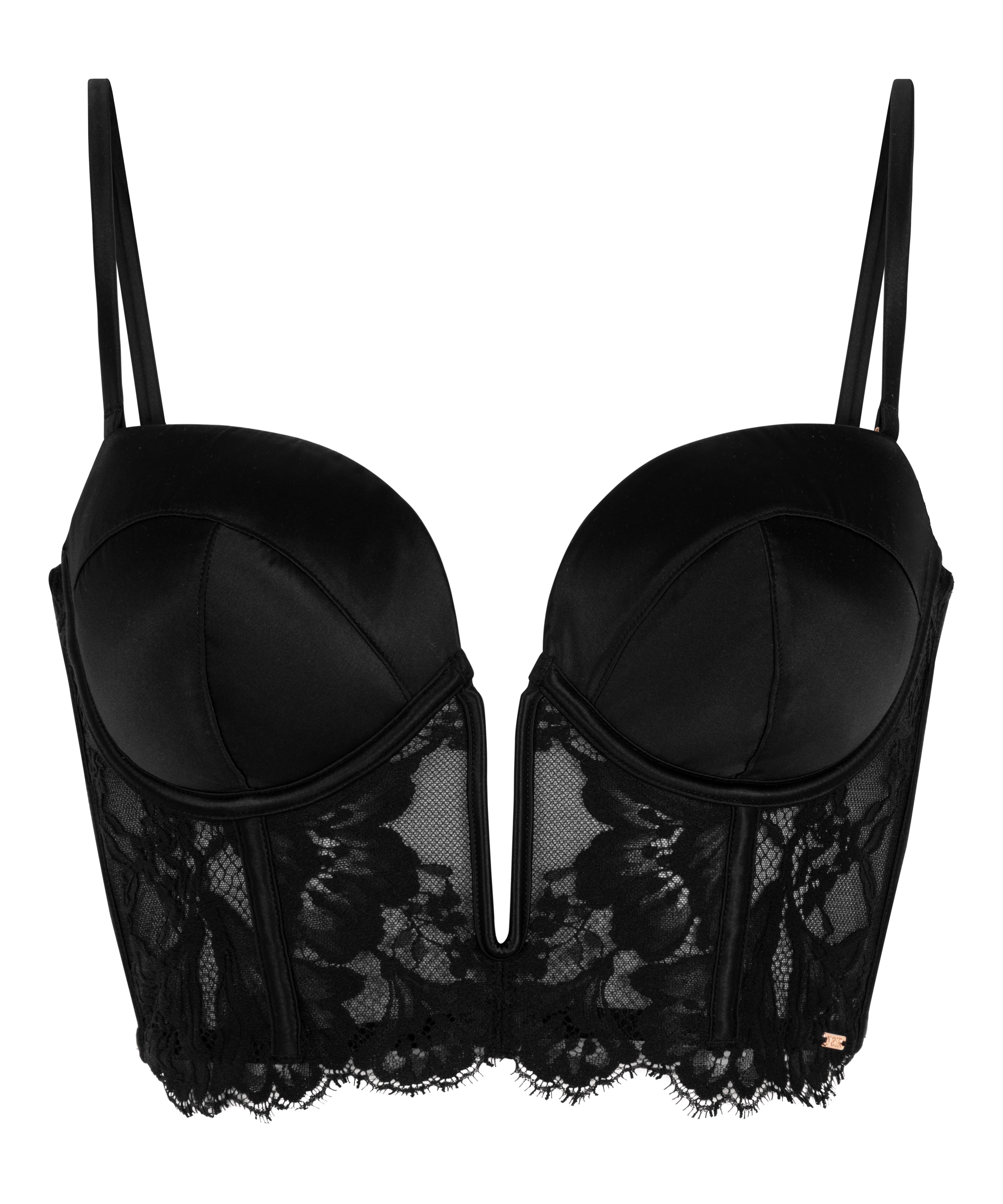 Mini-bustier Grace, Zwart, main