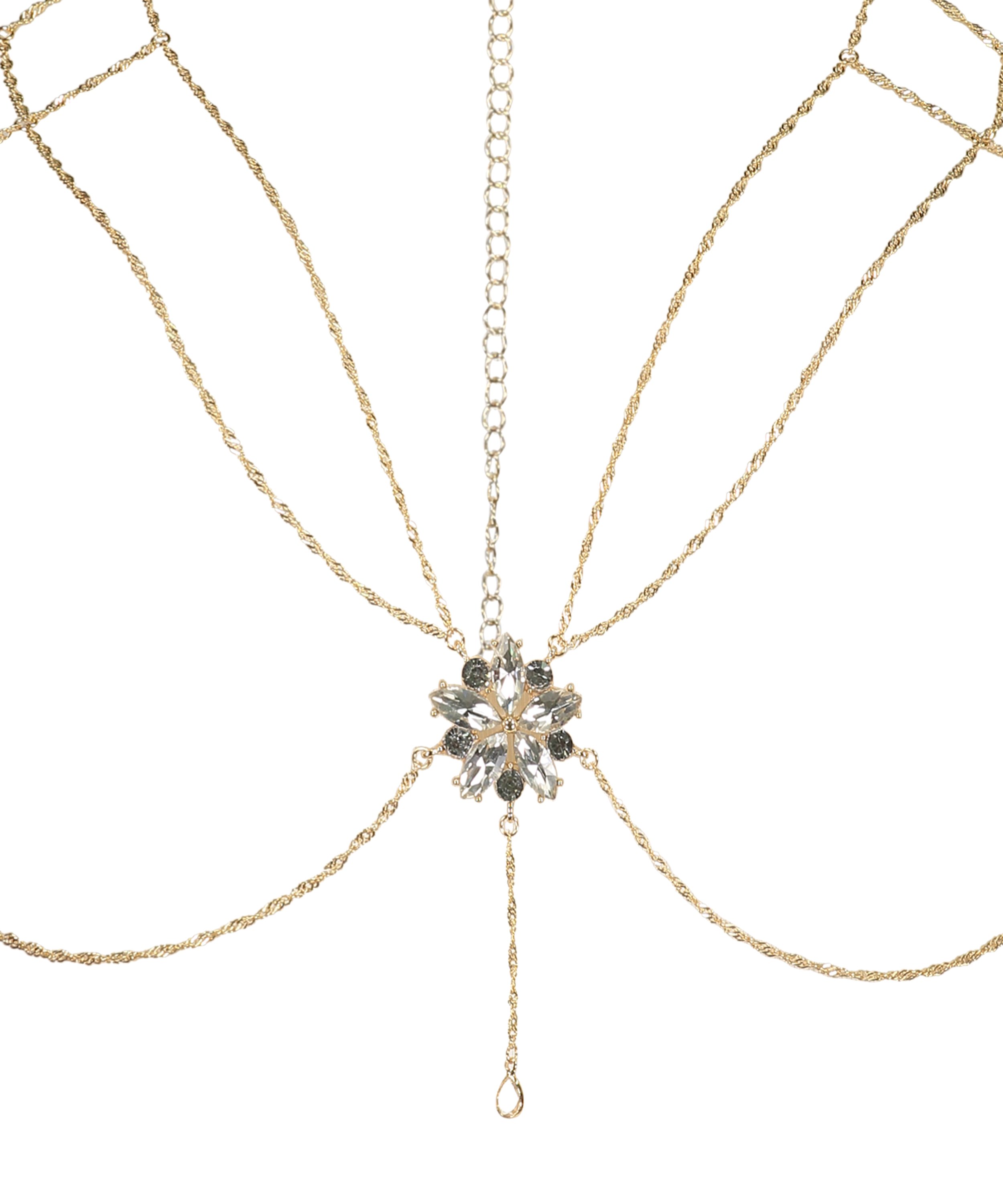 Bralette chain Top, Geel, main