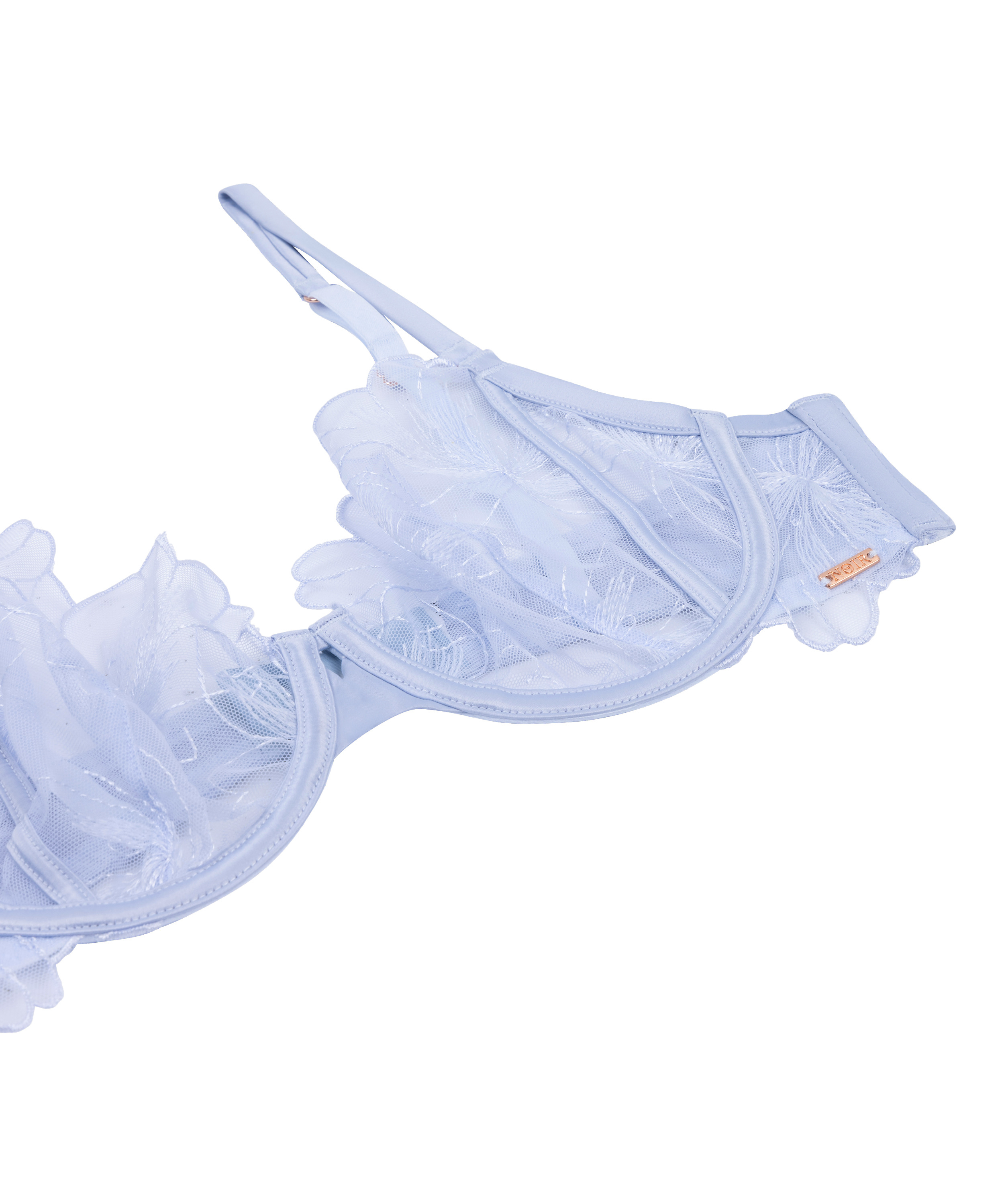 Niet-voorgevormde beugel bh Emilia, Blauw, main