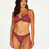 Voorgevormde push-up beugel bh Rose, Rood