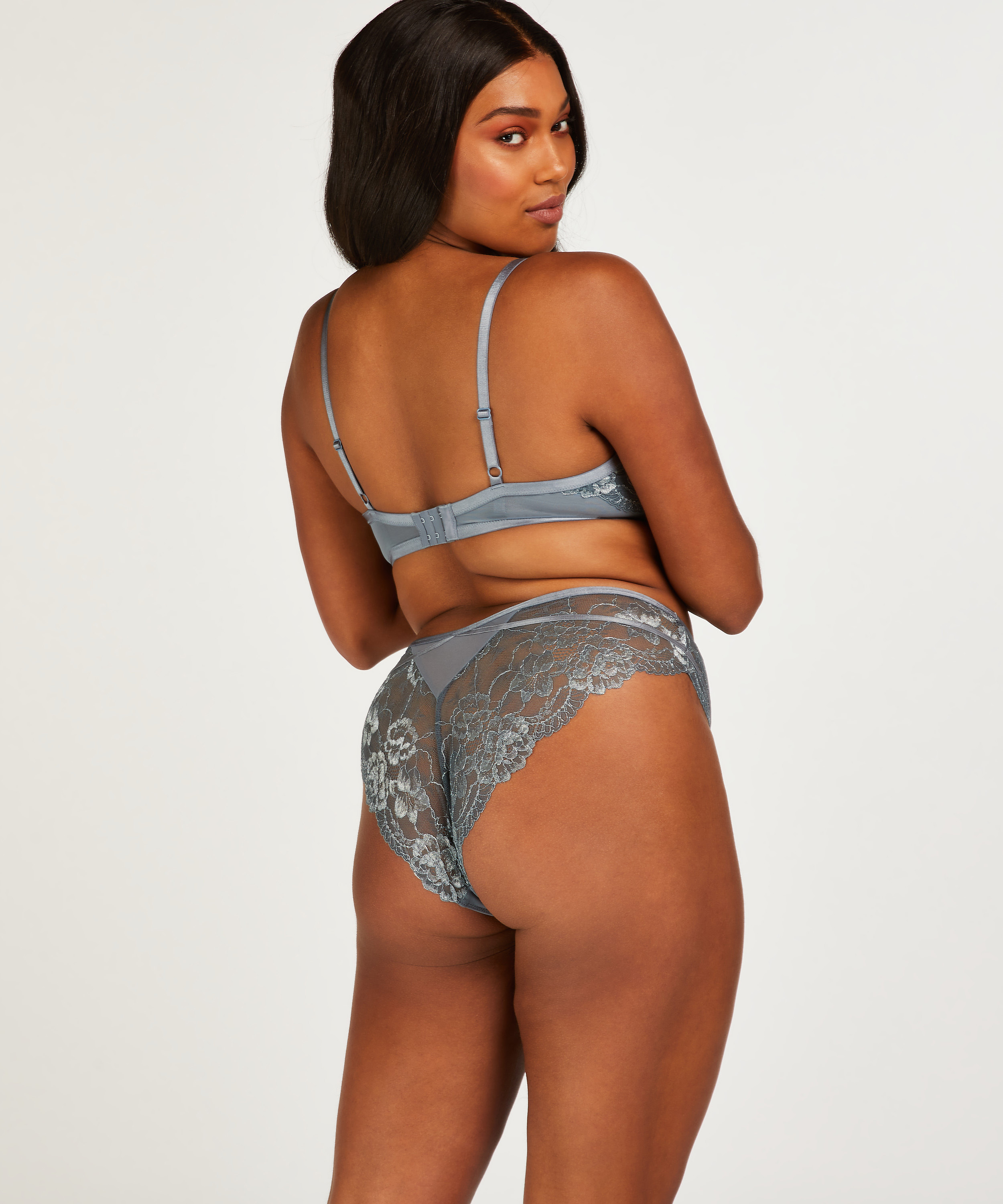 Hoge brazilian Meghan, Blauw, main