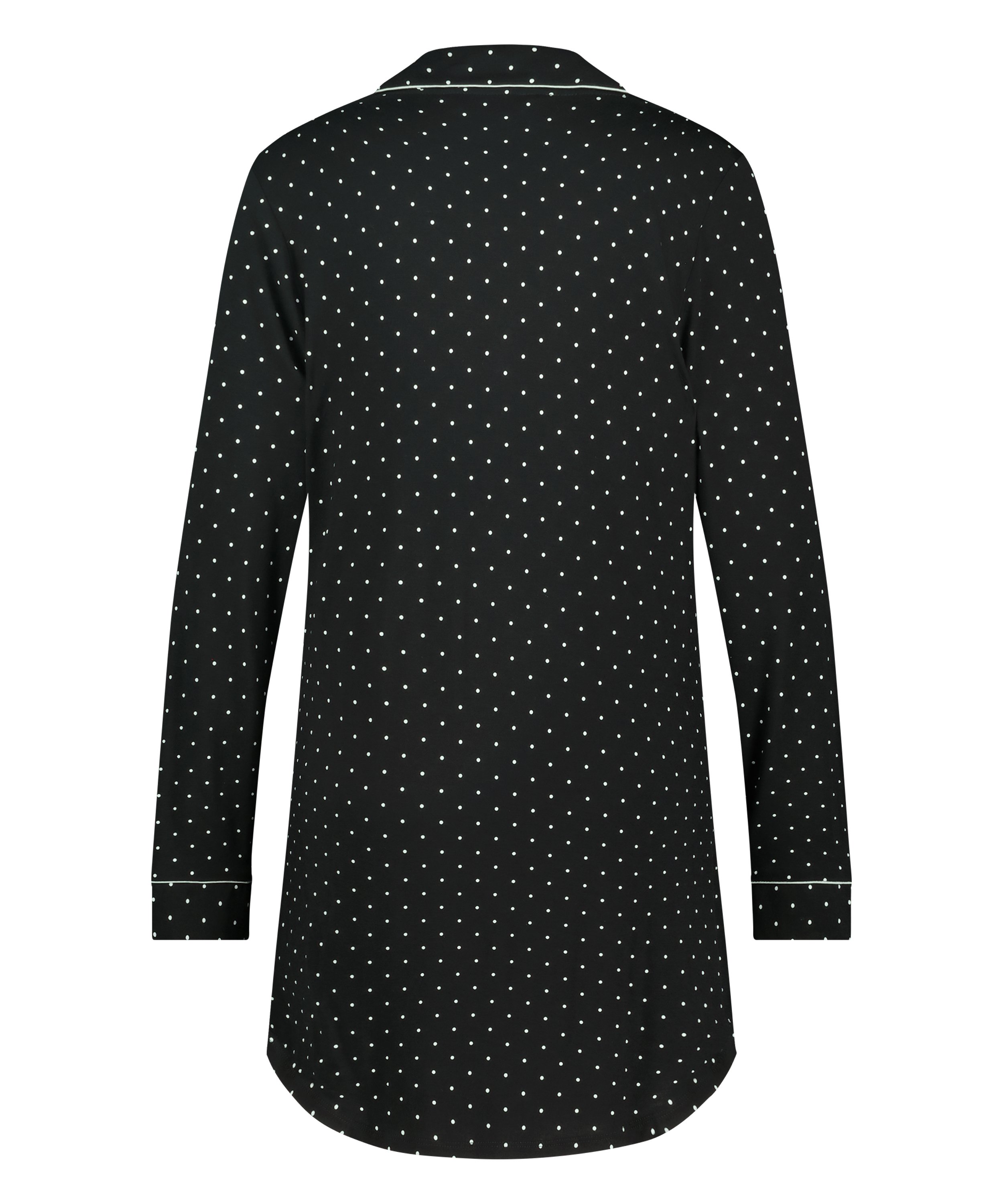 Nachthemd Jersey Essential, Zwart, main