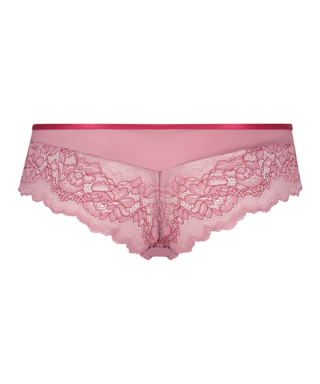 Slip br&eacute;silien short Kaya, Pourpre