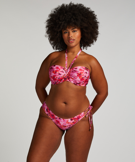 Push-up bikinitop Floral Cup A - E, Roze