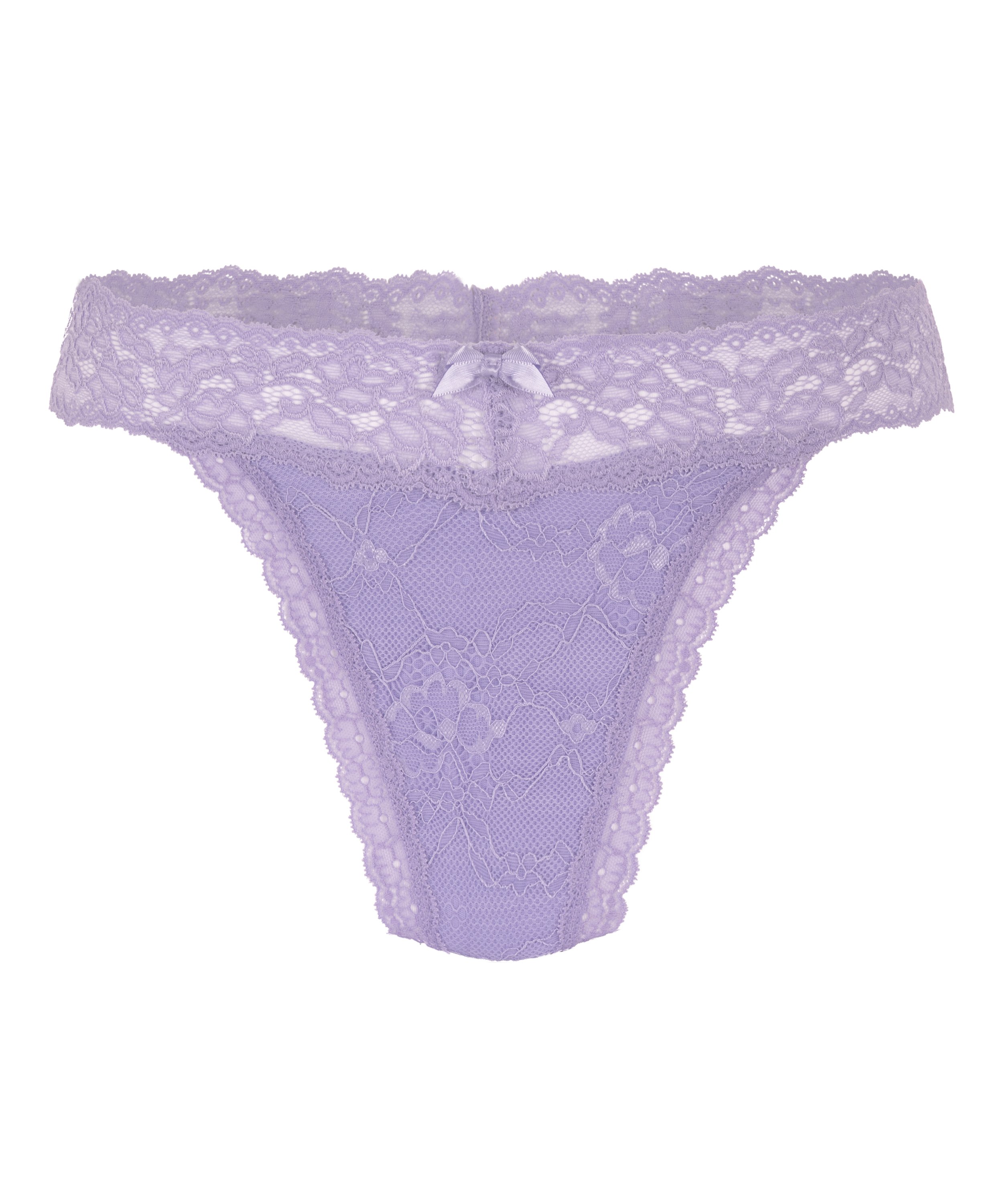 String extra bas Madison, Pourpre, main