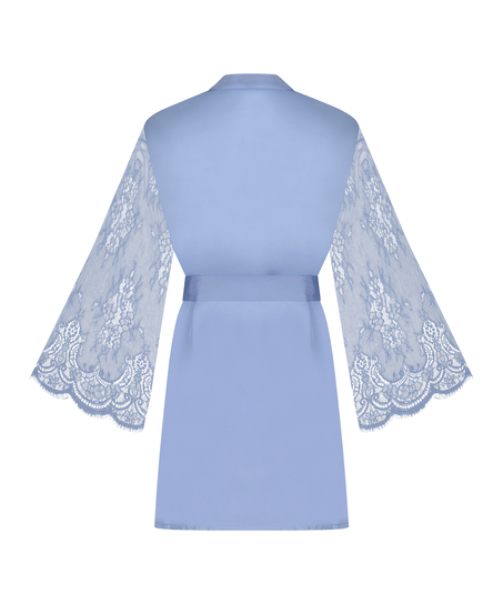 Kimono Satin, Bleu