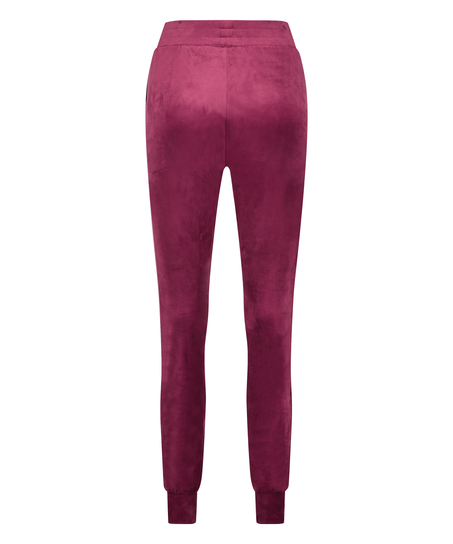 Joggingbroek Velours, Paars