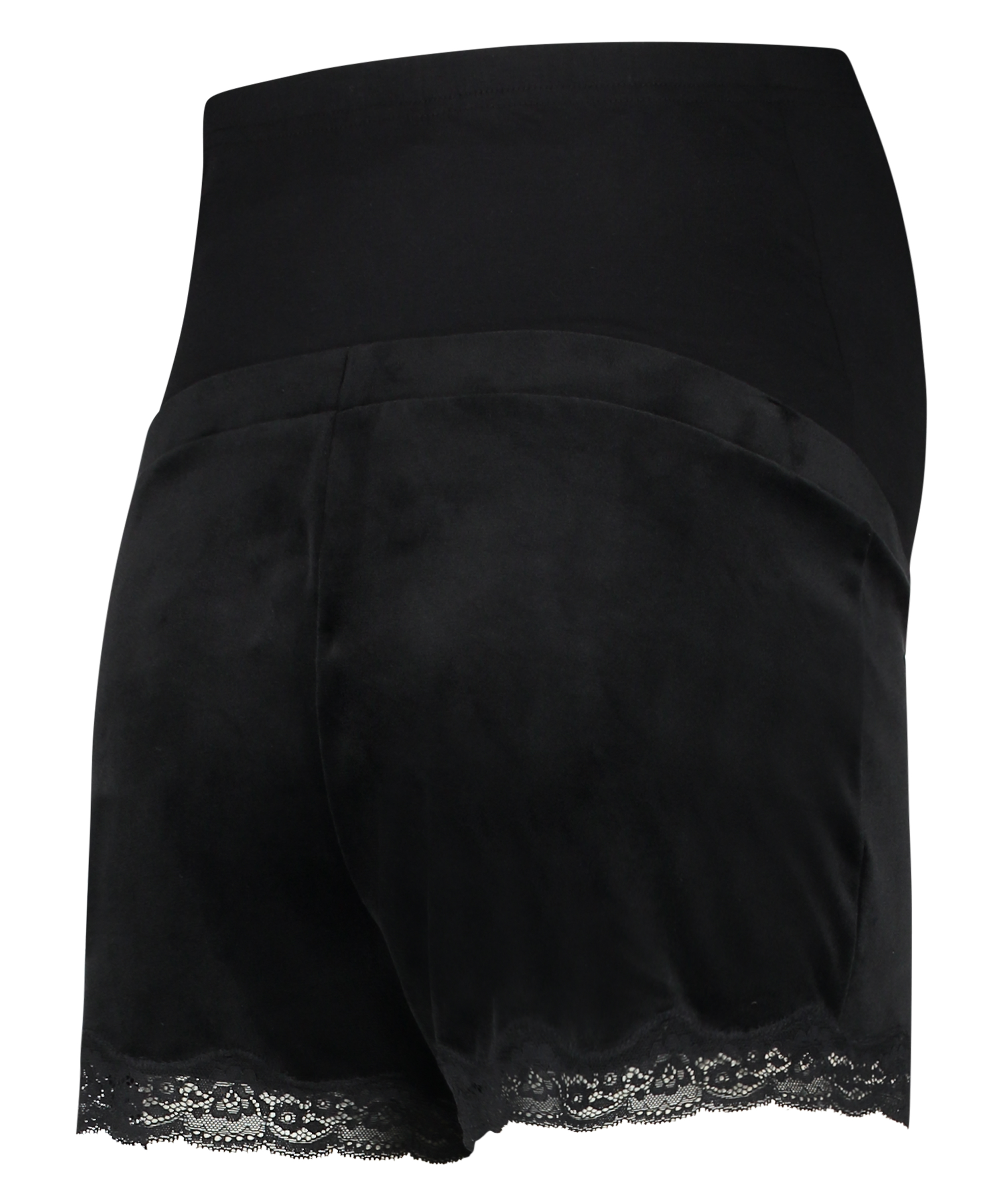 Short de grossesse Velours, Noir, main