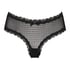 Slip br&eacute;silien V-shape mesh, Noir
