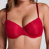 Soutien-gorge &agrave; armatures pr&eacute;form&eacute; Demi, Rouge