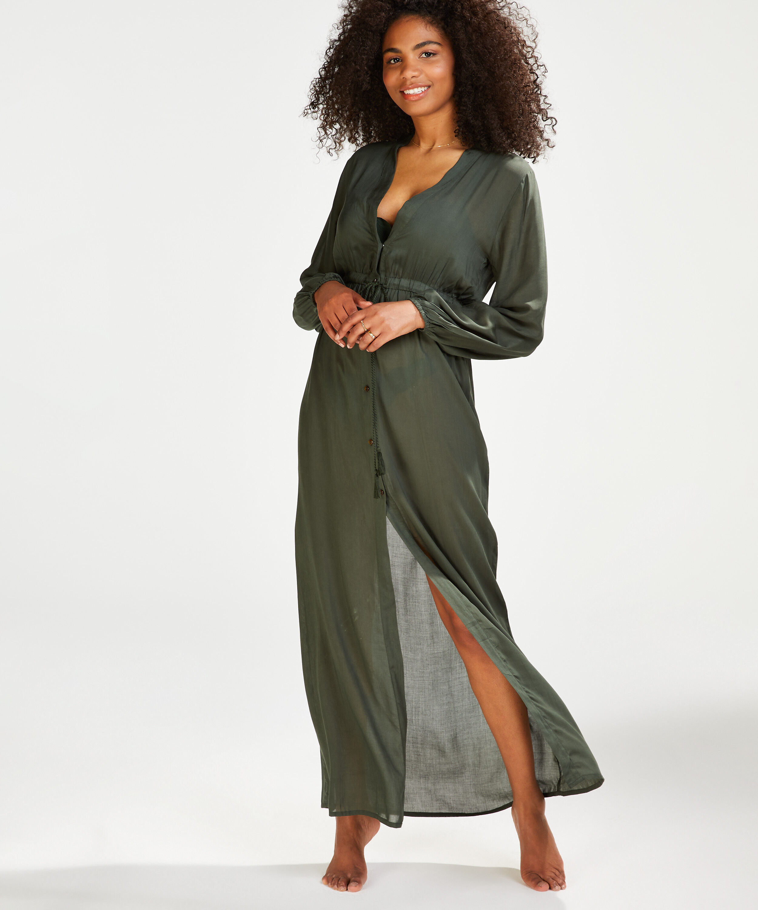 Robe de plage Flowing, Vert