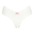 Slip br&eacute;silien V-shape mesh, Blanc