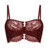 Soutien-gorge à armatures semi-préformé longline  Lara, Rouge