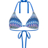 Triangel bikinitop Cali, Blauw