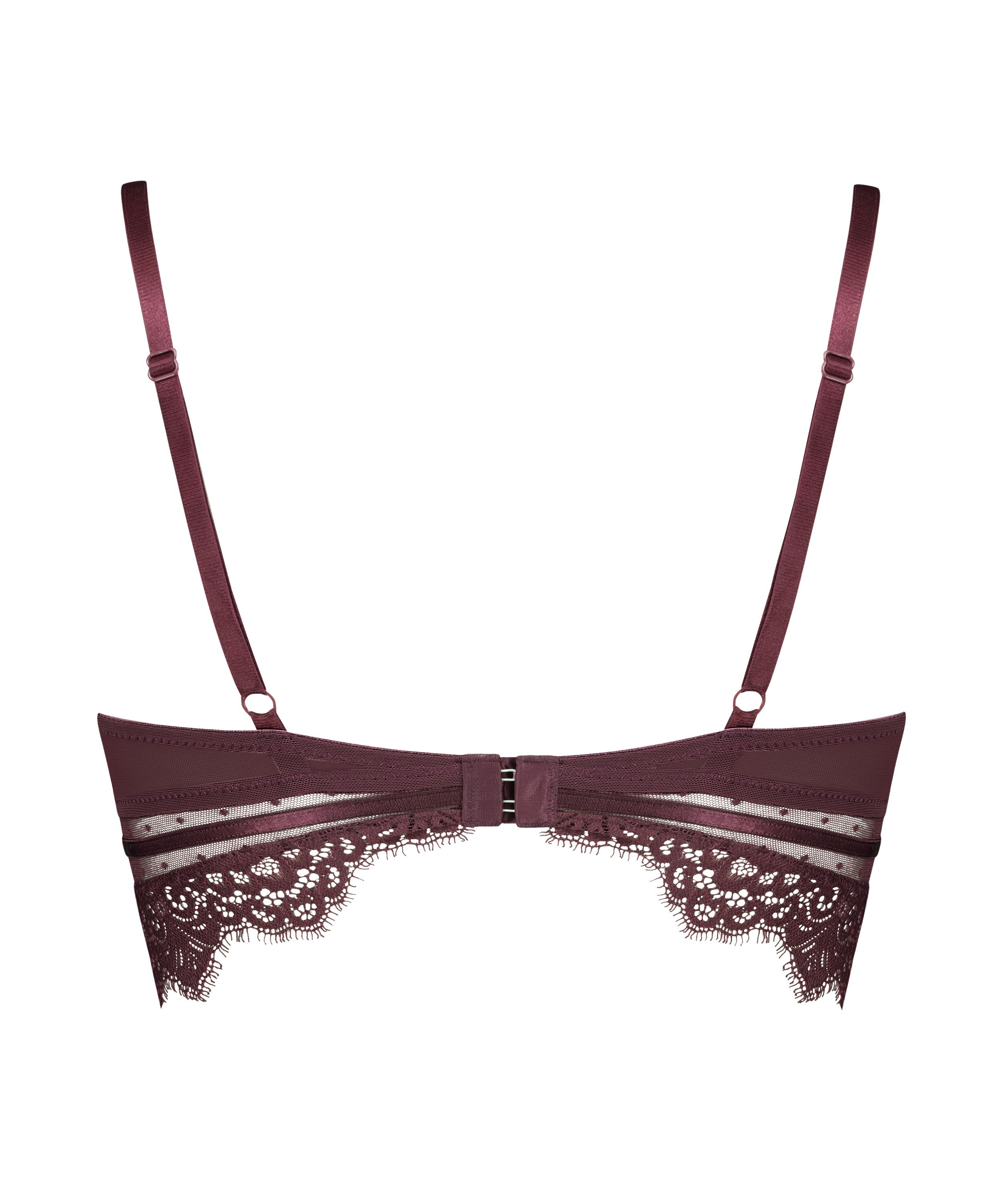 Soutien-gorge &agrave; armatures pr&eacute;form&eacute; longline Marilee, Pourpre, main