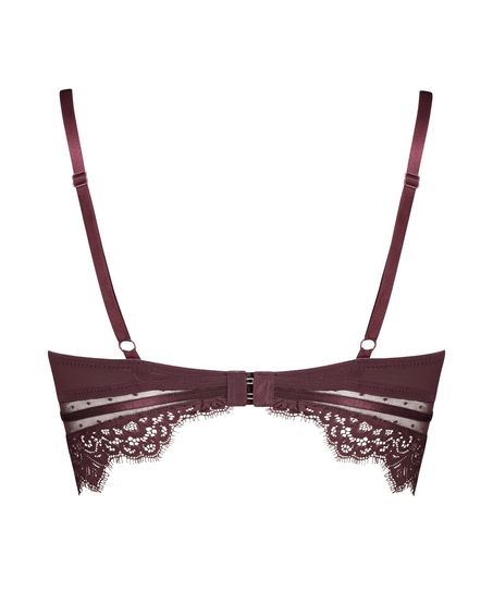 Soutien-gorge &agrave; armatures pr&eacute;form&eacute; longline Marilee, Pourpre