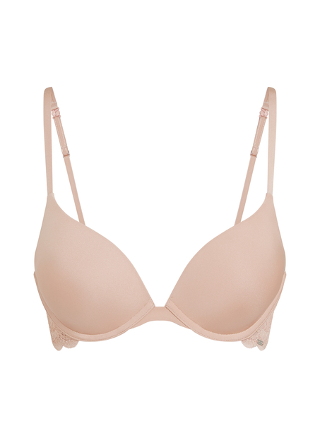 Voorgevormde push-up beugel bh Angie, Beige