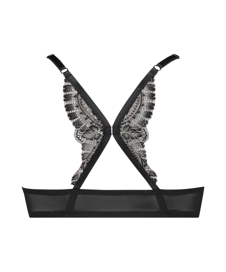 Voorgevormde push-up beugel bh Coco, Zwart