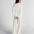 Pyjama Top Loose Pointelle, Wit