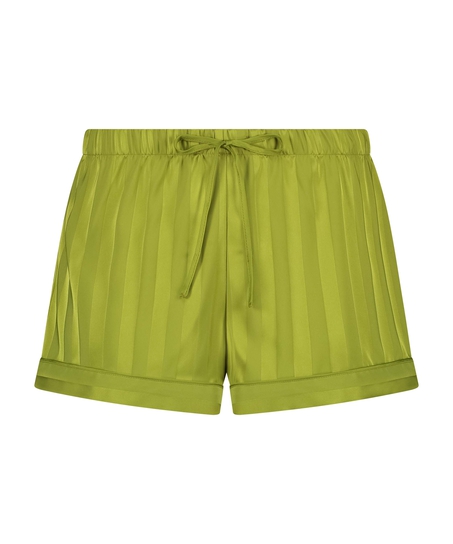 Pyjama short Satin, Groen