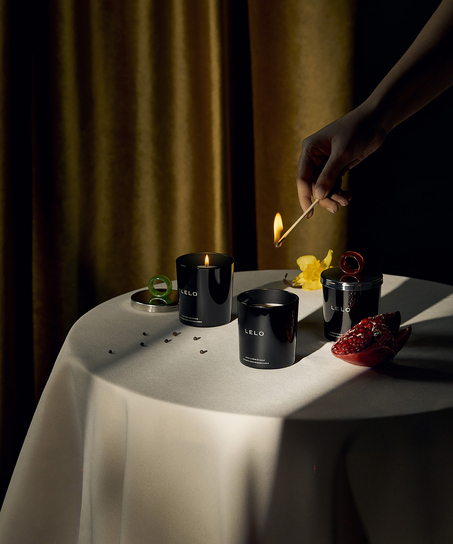 LELO Bougie de Massage Black peper & pomegranate, Rose